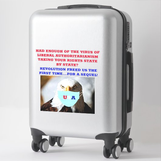 STICKER COVID REVOLT (Sur valise)
