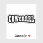 STICKER COWGRRRL (Feuille)