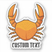 Sticker Crab orange (Devant)