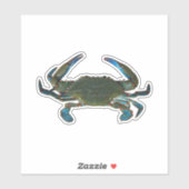 Sticker Crabe bleu (Feuille)