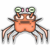 Sticker Crabe impie v3-1 (Devant)