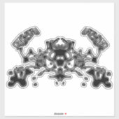 Sticker Crabe malin 6 (Feuille)
