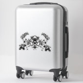 Sticker Crabe malin 6 (Sur valise)