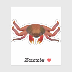 Sticker Crabe rouge