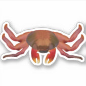 Sticker Crabe rouge (Devant)