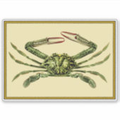 Sticker Crabe vintage (Devant)