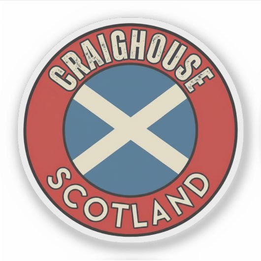 Sticker Craighouse, Écosse (Devant)