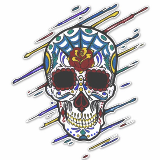 Sticker crâne (Devant)