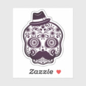 Sticker Crâne (Feuille)