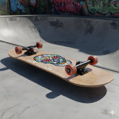 Sticker Crâne à sucre de la Cavalera mexicaine