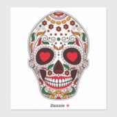 Sticker Crâne de Calavera (Feuille)