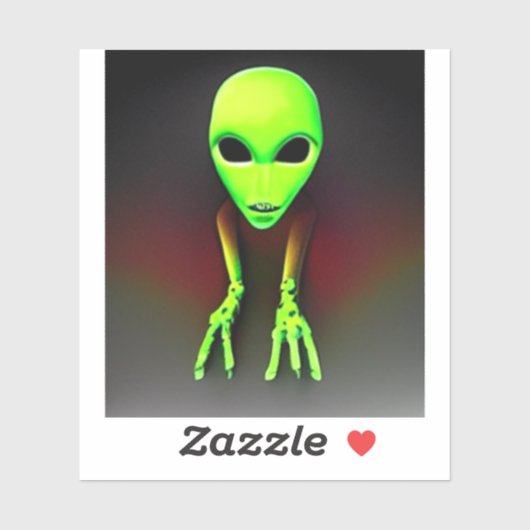 Sticker Crâne fantôme éffrayant déplaisant (Feuille)