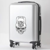 Sticker Crâne No Pain No Gain (Sur valise)