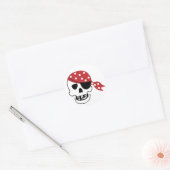 Sticker crâne Pirates (Enveloppe)