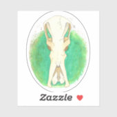 Sticker Crâne Platypus (Feuille)