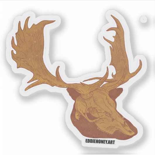 Sticker Crânes - Cerfs (Devant)