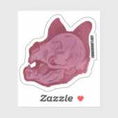 Sticker Crânes - chauve-souris vampire (Feuille)