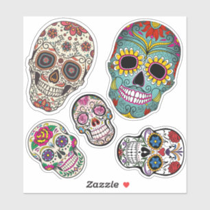 Sticker Crânes muertes