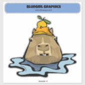 Sticker Crappybara (Feuille)