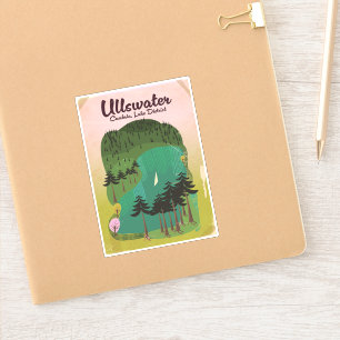 Sticker Crater lake Canada Affiche de voyage