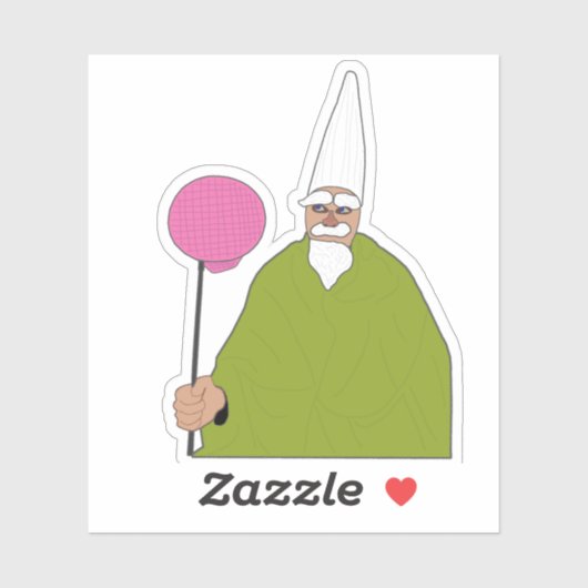 Sticker Crawly The Gnome Wizard (Feuille)