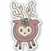 Sticker Crayon Reindeer (Devant)