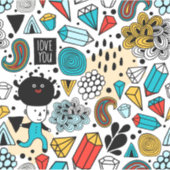 Sticker Crazy head (Devant)