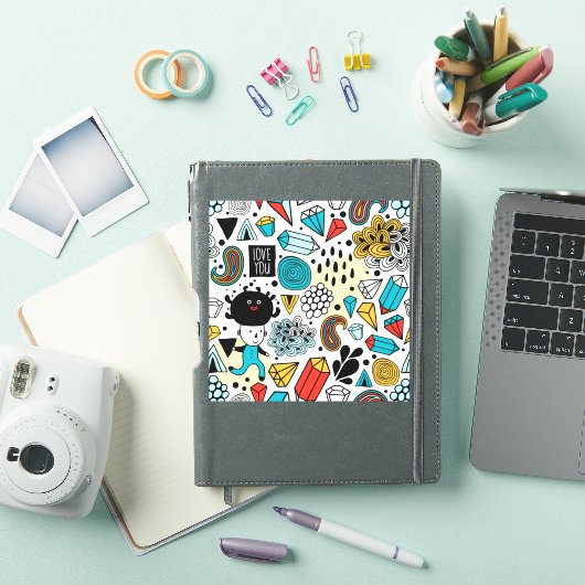Sticker Crazy head (Couverture iPad)