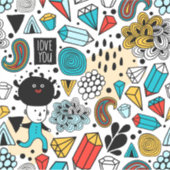 Sticker Crazy head (Devant)