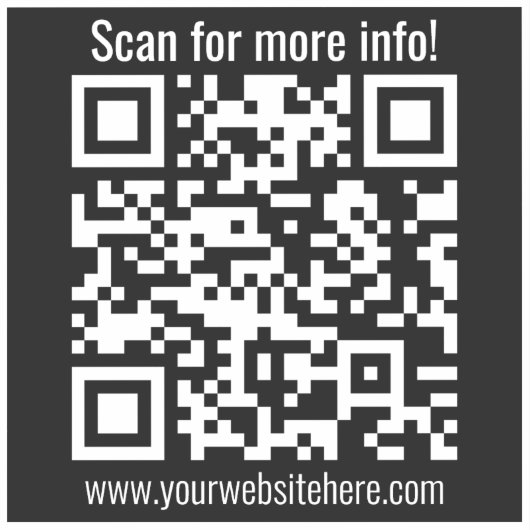 Sticker Create Your Own QR Code | Transperant (Recto)