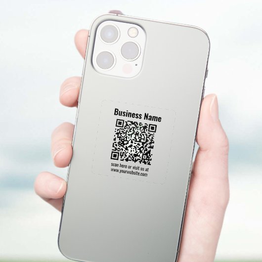Sticker Create Your Own QR Code | Transperant