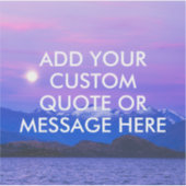 Sticker Create Your Own Quote (Devant)
