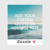 Sticker Create Your Own Quote (Feuille)