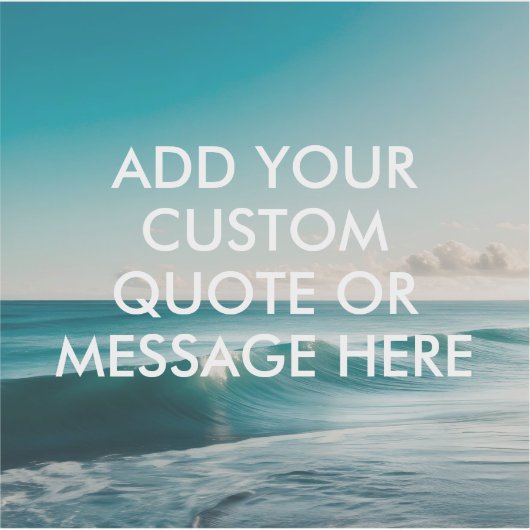 Sticker Create Your Own Quote (Devant)