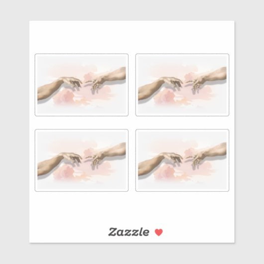 Sticker Création d'Adam (Feuille)