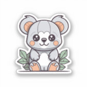 Sticker Création de Koala Vector Magique Kawaii (Recto)