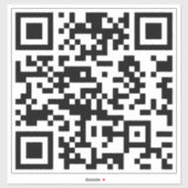 Sticker Création instantanée de code QR (en entrant votre  (Feuille)