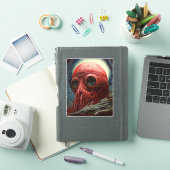 Sticker Créature Alien Sci-fi Horreur Art (Couverture iPad)