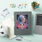Sticker Créature Alien Surreal Horror Art (Couverture iPad)