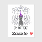 Sticker Créature de la nuit (Feuille)