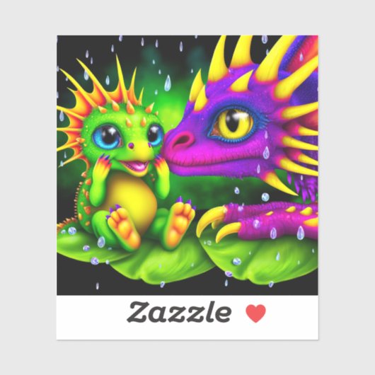 Sticker Créatures (Feuille)