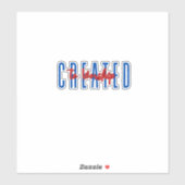 Sticker Créé Pour Le Culte (Feuille)