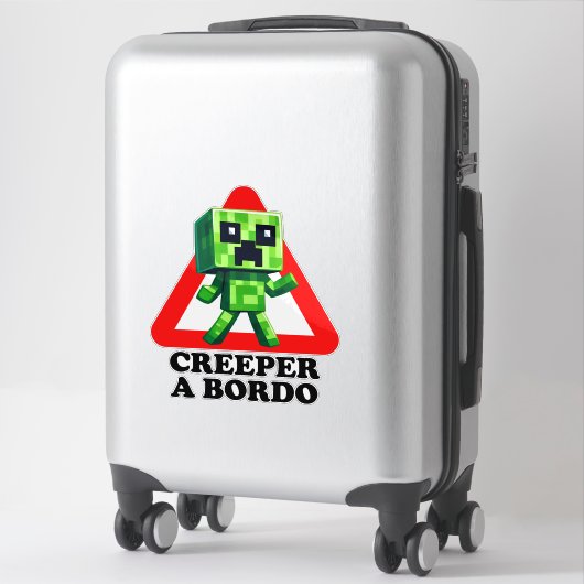 Sticker Creeper on board (Sur valise)