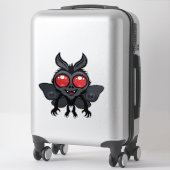 Sticker Creepy Cute Cryptid Mothman Monster (Sur valise)