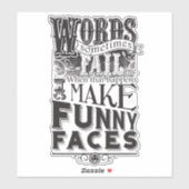 Sticker Créer des faces (Feuille)