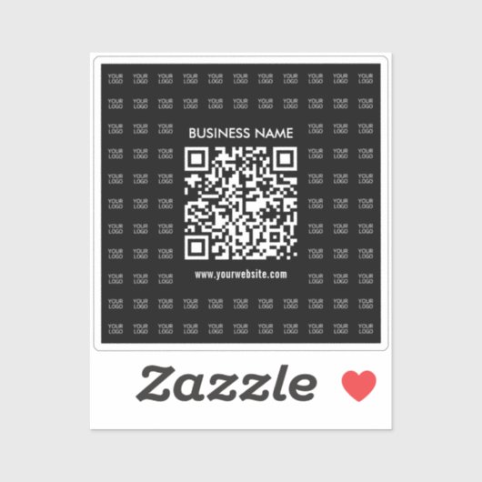 Sticker Créer instantanément du code QR scannable et du Mo (Feuille)