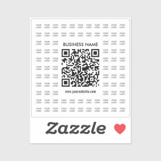 Sticker Créer instantanément du code QR scannable et du Mo (Feuille)