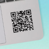 Sticker CRÉER INSTANTANÉMENT UN Code QR analysable | trans