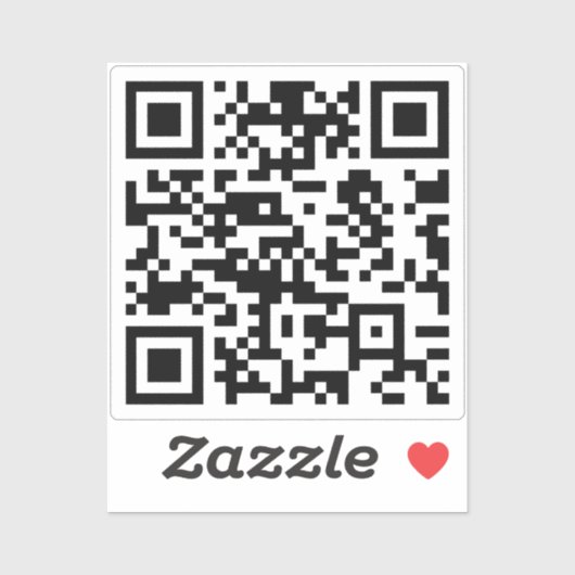 Sticker CRÉER INSTANTANÉMENT UN Code QR analysable | trans (Feuille)