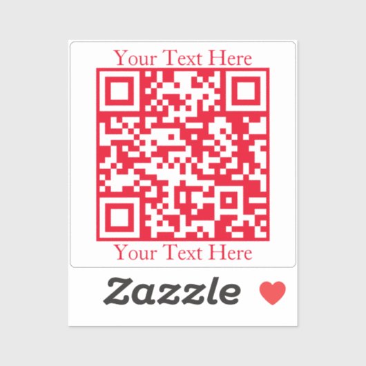 Sticker Créer instantanément un code QR avec n'importe que (Feuille)